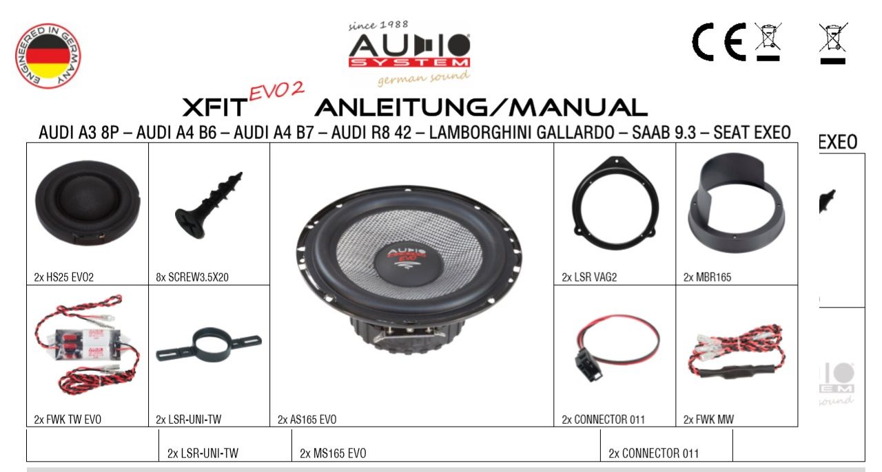 Audi audio system